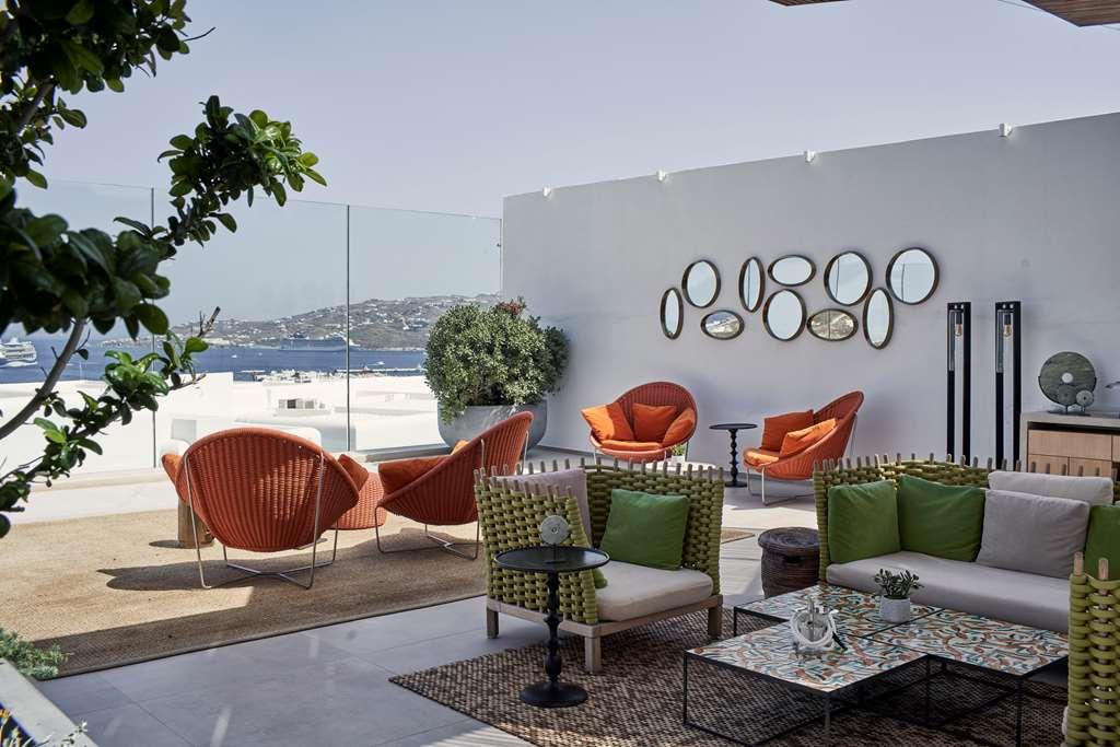 Готель Myconian Naia Mykonos Town Ресторан фото