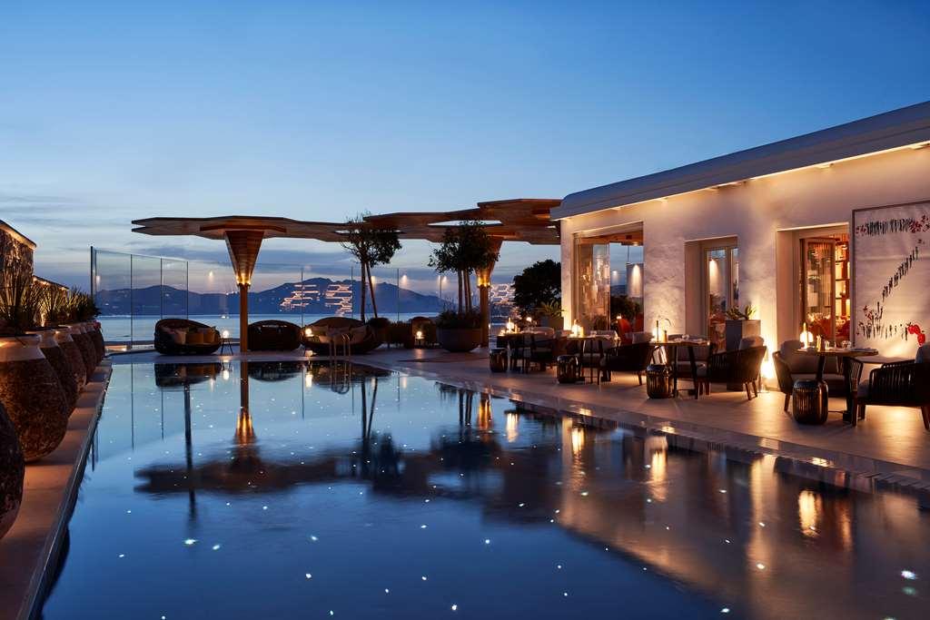 Готель Myconian Naia Mykonos Town Ресторан фото
